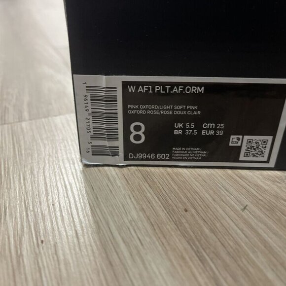 Nike AF1 PLT.AF.ORM🔥New Women Pink/White Casual Shoes DJ9946 602 - Picture 9 of 9